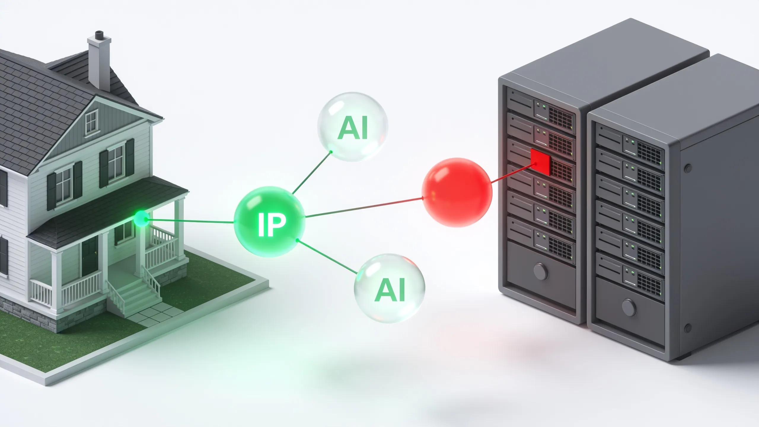 住宅IP 干净访问 AI 服务 对比 机房IP 被封